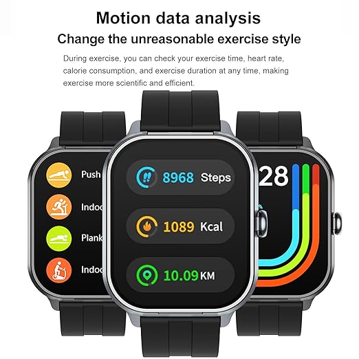 Smart Watch with Earbuds, 2.01" HD Screen 2 in 1 Smartwatch with Bluetooth Earbuds, 100+ Sport Fitness Tracker, NFC, Pedometer, Sleep/Heart Rate/Blood Pressure Monitor Compatible with iOS & Androd