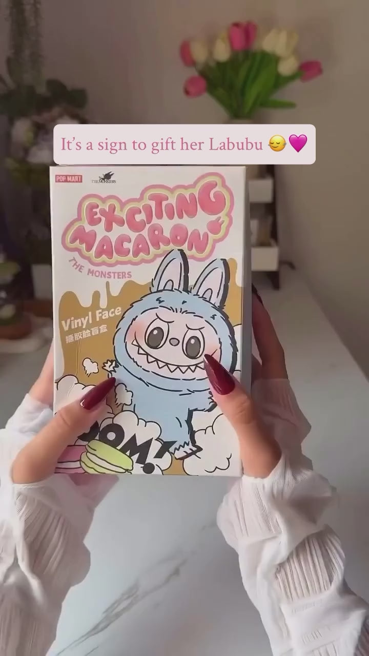 Parvluxe Labubu Doll 12cm Plush Character Toy | Cute Soft Stuffed Labubu Figure Key Chain